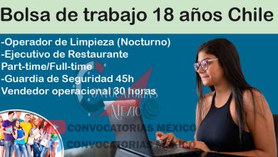 Bolsa de trabajo 18 años Chile