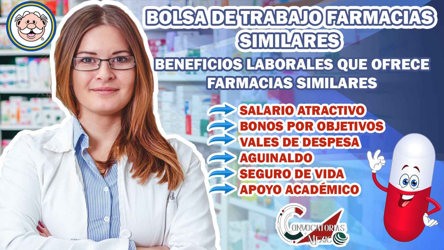 ≫ Bolsa de Trabajo Farmacias Similares 2023-2024 ️【 agosto 2025】