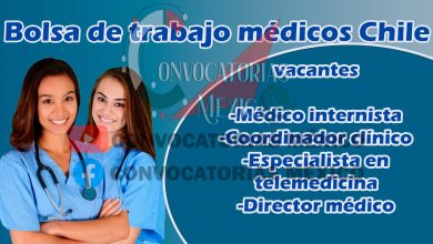 Bolsa de trabajo médicos Chile