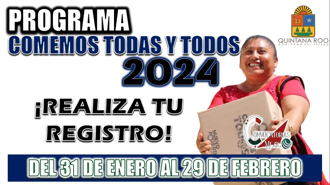 COMEMOS TODAS Y TODOS 2024, COMIENZA EL REGISTRO 