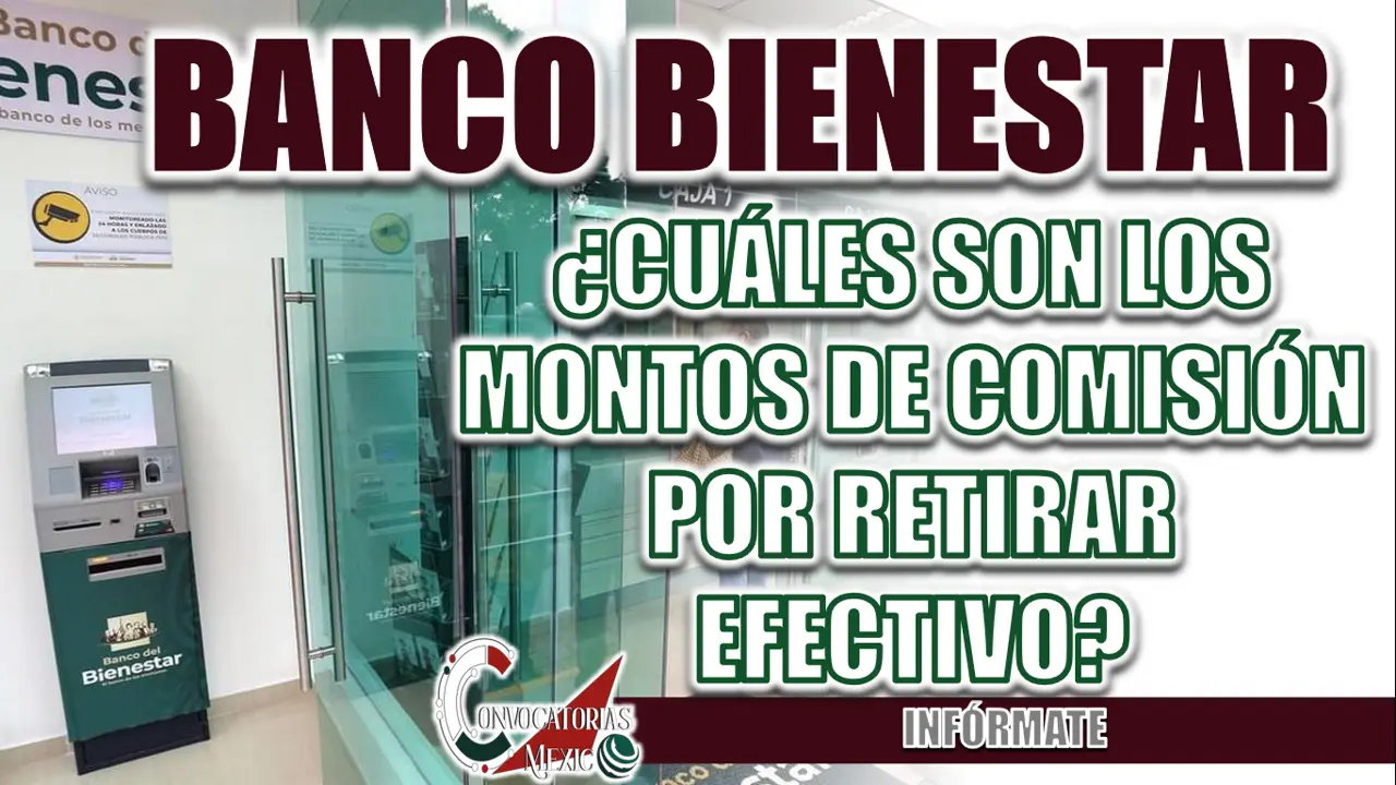TARJETA BIENESTAR| ¿CUÁLES SON LOS BANCOS QUE NO COBRAN COMISIÓN?