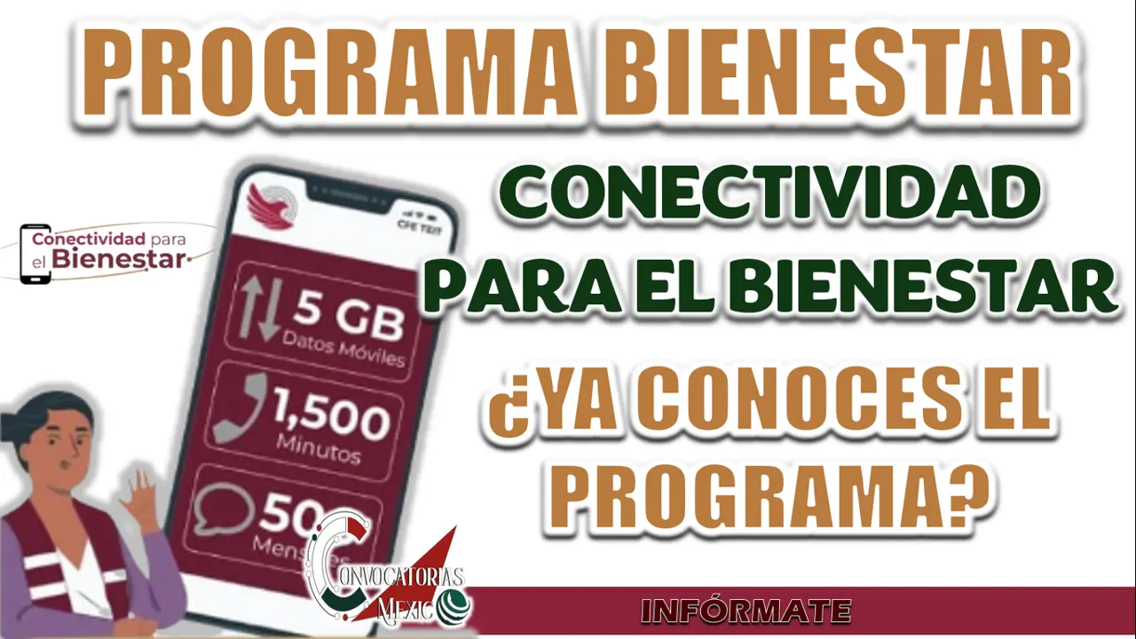 CONECTIVIDAD PARA EL BIENESTAR| ¿YA CONOCES ESTE PROGRAMA Y SUS BENEFICIOS?