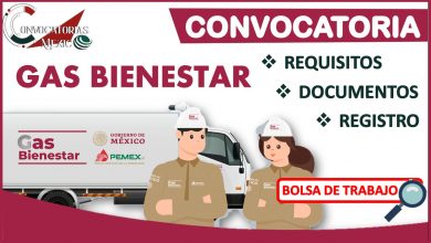 Convocatoria Gas Bienestar 2022-2023