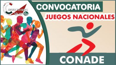 Convocatoria Juegos Nacionales CONADE 2022-2023