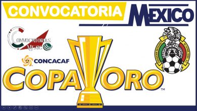 Convocatoria México Copa Oro 2021-2022