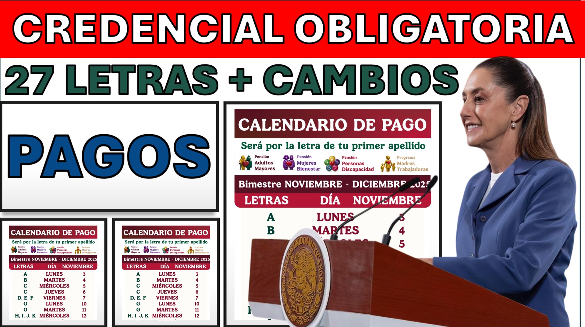 Revolución en Salud y Bienestar: Anuncian Credencial Universal para IMSS e ISSSTE y Nuevos Apoyos para 2026