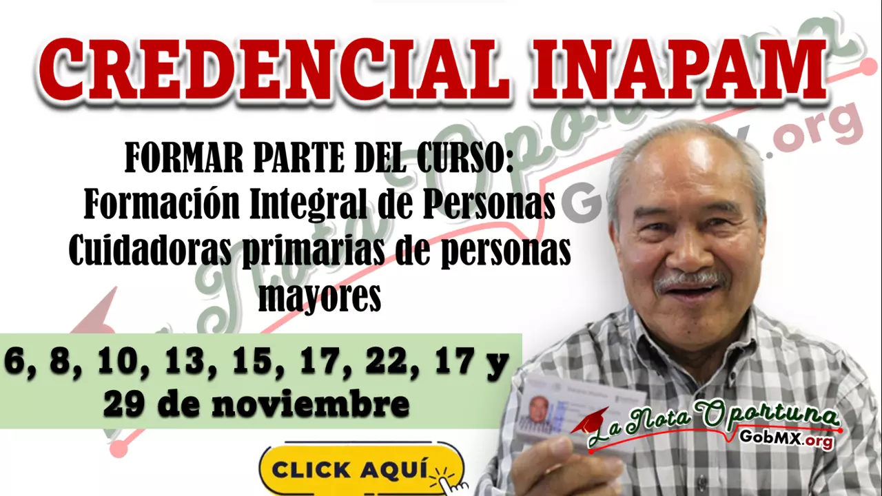SORPRESAS PARA ADULTOS MAYORES CON SU CREDENCIAL DE INAPAM 