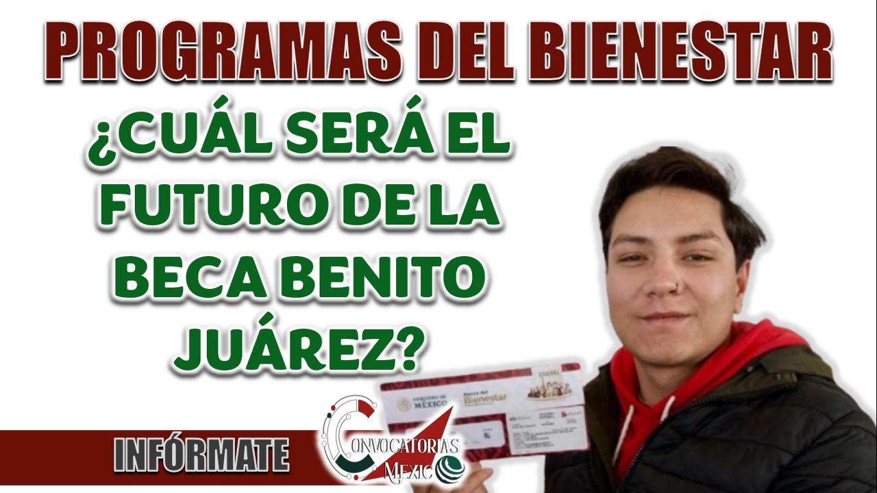 PROGRAMA BIENESTAR| ¿CUÁL SERÁ EL FUTURO DE LA BECA BENITO JUÁREZ?