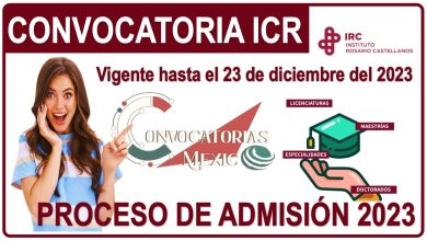 Estudia una licenciatura gratis en el ICR: Convocatoria 2023