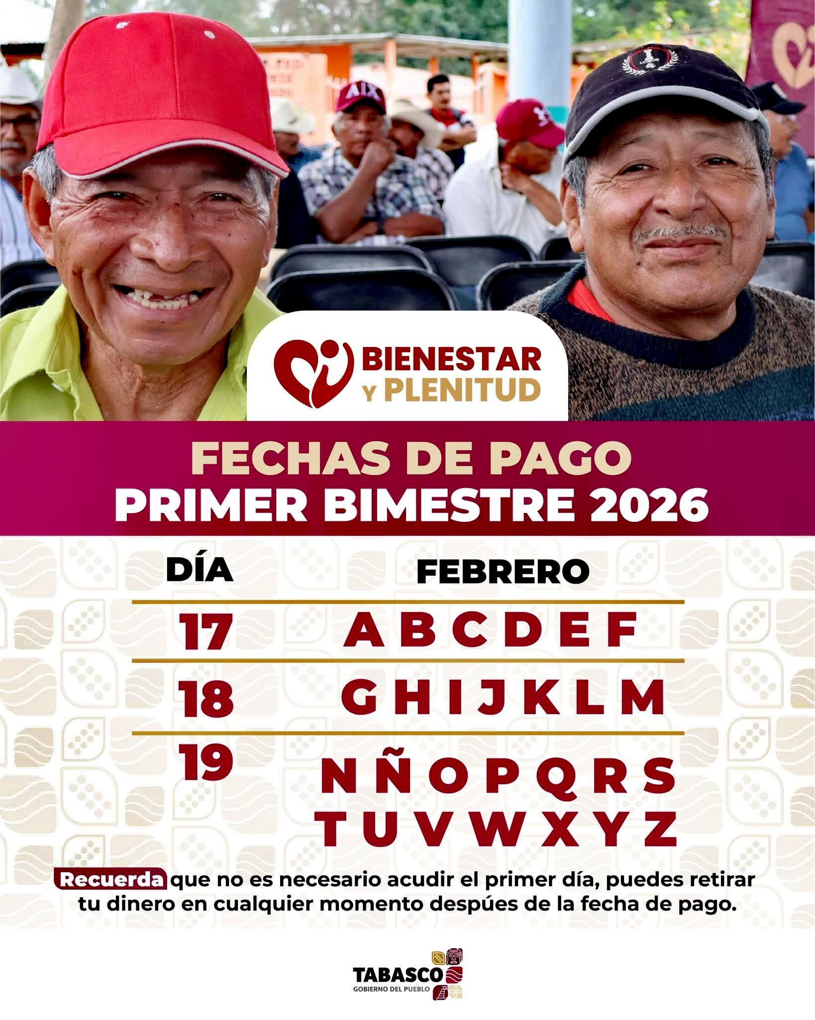 Bienestar y Plenitud 2026: Pago Bimestral de $3,000, Calendario de Febrero y Registro para Personas de 63 y 64 Años 12 Bienestar y Plenitud 2026: Pago Bimestral de $3,000, Calendario de Febrero y Registro para Personas de 63 y 64 Años