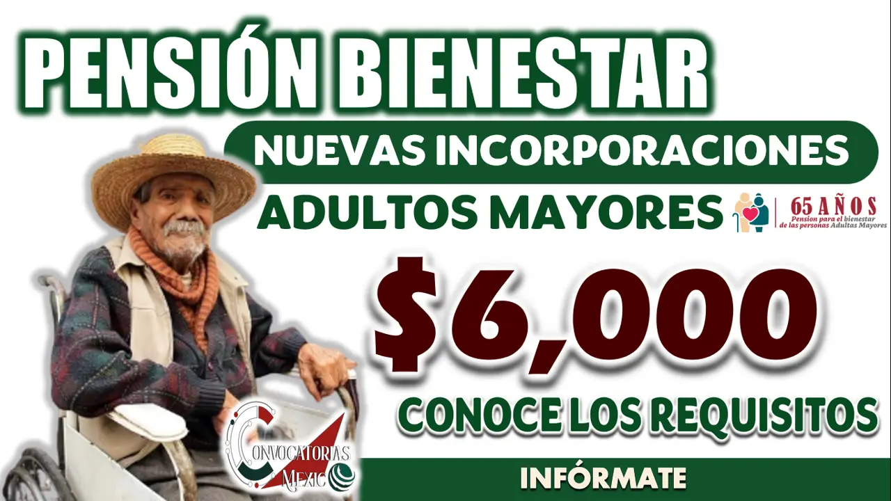 PENSIÓN BIENESTAR| CONOCE LOS REQUISITOS QUE DEBES CUMPLIR PARA FORMAR PARTE DEL PROGRAMA