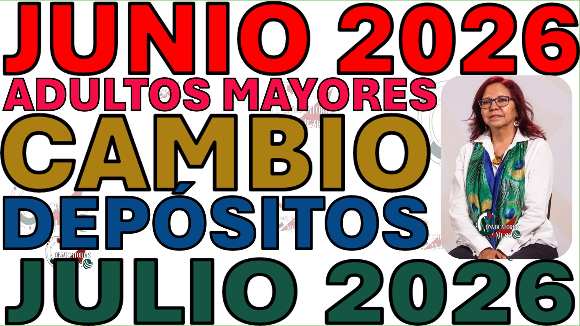 Aumento Histórico y Reprogramación de Pagos en la Pensión del Bienestar 11 junio julio pension adultos mayores aviso comunicado