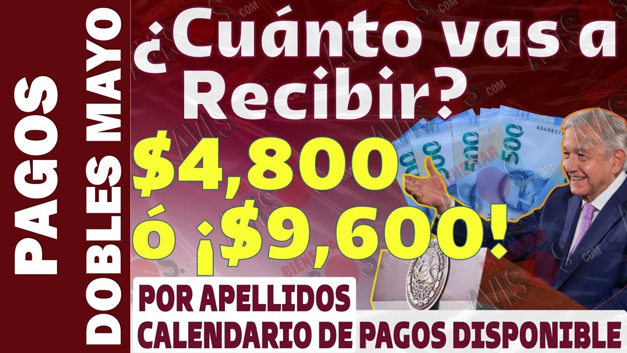 🔴 ¿Qué pago te toca? $4,800 o $9,600 Beneficiarios de la Pensión Bienestar para Adultos Mayores