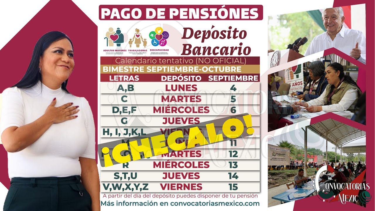 🥳💸 FELICIDADES 🤗🚨ENTERATE ¿En qué FECHAS y a partir de qué DÍA de septiembre pagan los 4,800 pesos? 