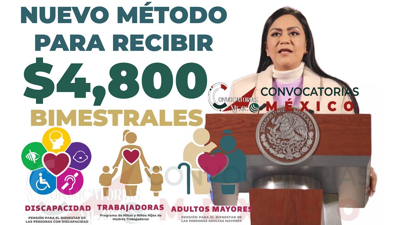 🚨 ESCUCHAR ESTO INFORMATE 📣 Adulto mayor 65 y + Nuevo Método para Recibir los 4,800 Pensión