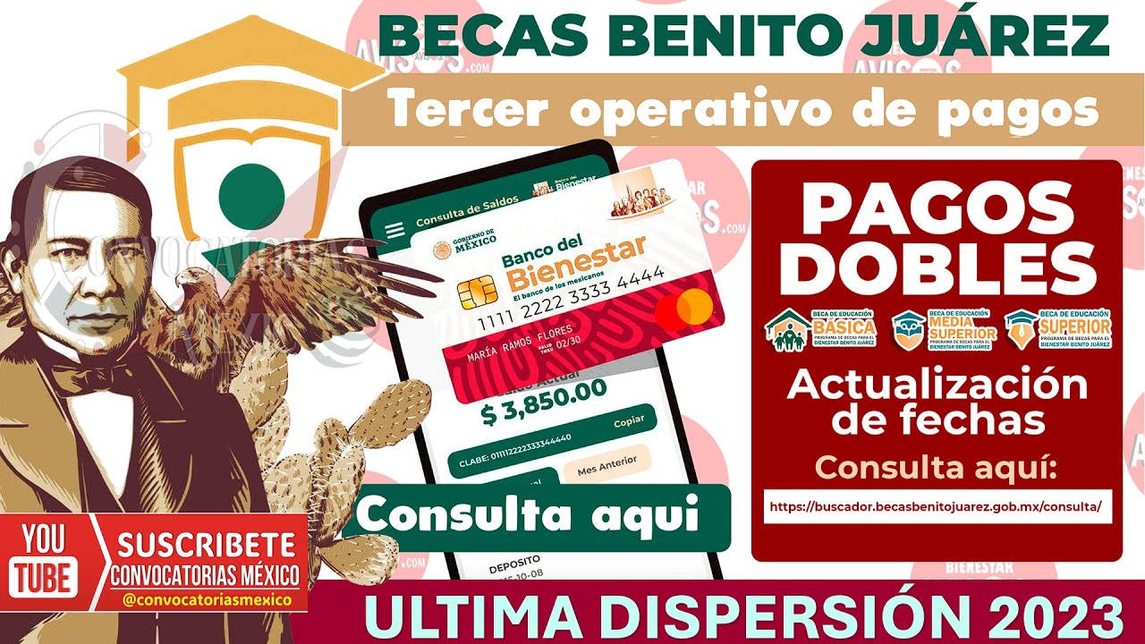 🔴 ¡Que no se te pase! 🔴 Fecha exacta para pago a TODOS los alumnos afiliados a Becas Benito Juárez