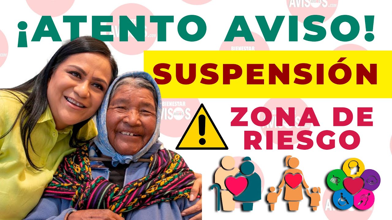 💸¡Atento Aviso!🚨Suspensión de PAGOS y entrega de tarjetas en Zonas de Riesgo Programas del Bienestar