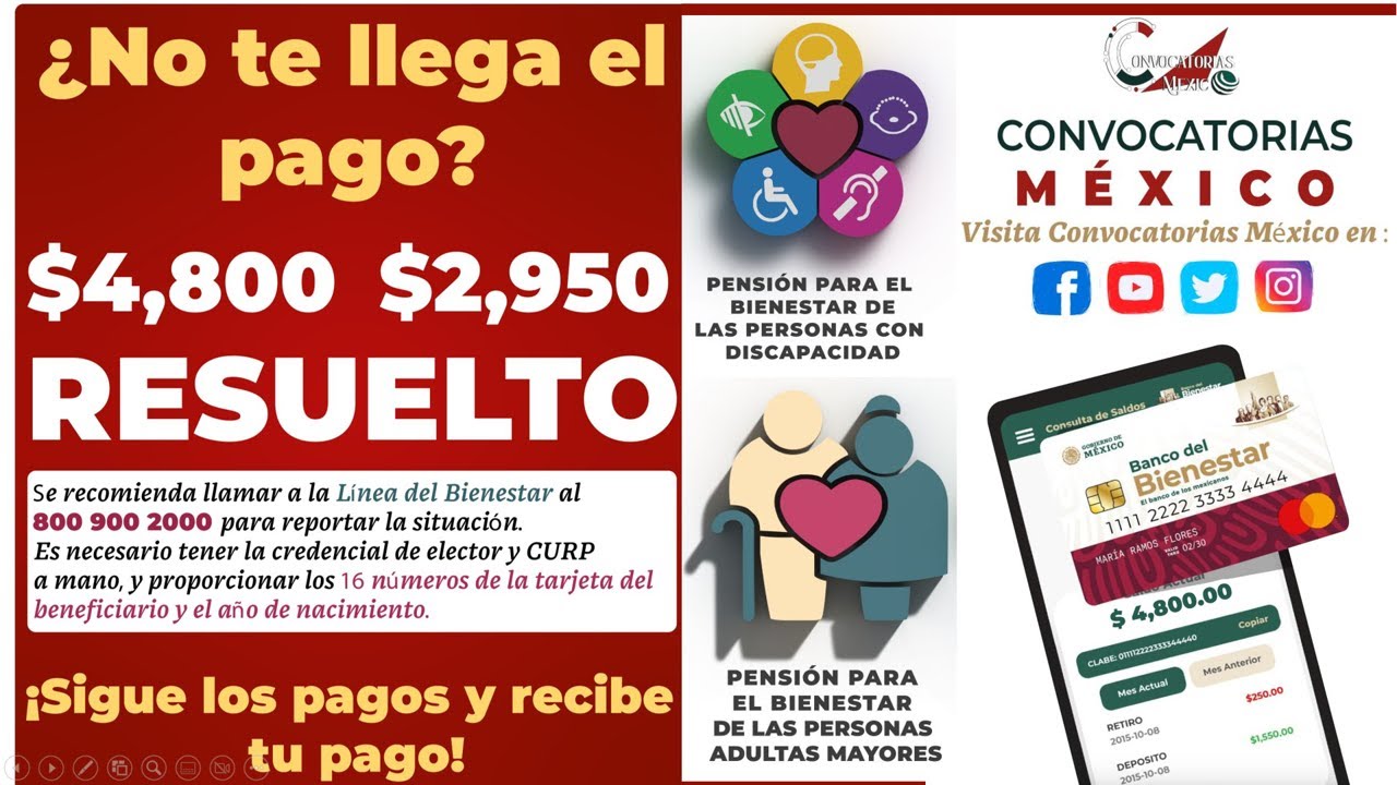 🔔 IMPORTANTE 😱 ¿Por qué no recibí el pago? Así resuélvelo: Pensión Bienestar 2023