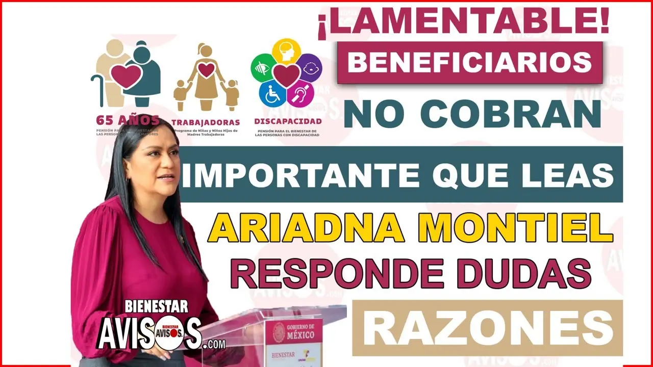 🚨🔔 ¡Atención Beneficiarios! ✨👉🏽 NO RECIBIRÁN PAGO en este mes de noviembre importante ¡ENTERATE!