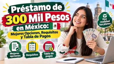 Préstamo de 300 mil pesos en México: mejores opciones de financiamiento, requisitos y tabla de pagos para conocer las mensualidades.