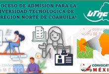 Proceso de admisión para la Universidad Tecnológica de la Región Norte de Coahuila