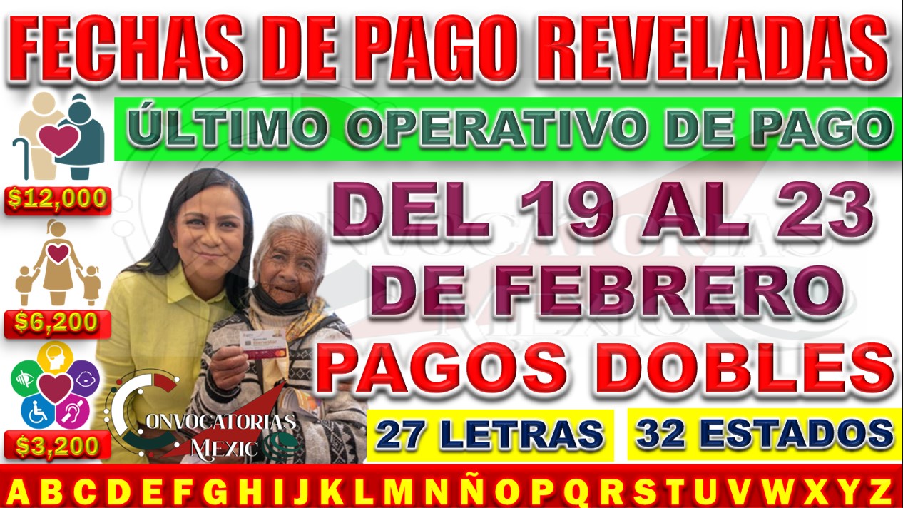 📅💥¡NUEVAS FECHAS DE PAGO PARA LA PENSIÓN BIENESTAR! ÚLTIMA SEMANA DE PAGOS DOBLES 🔴 11 qqqqqqq 3 2