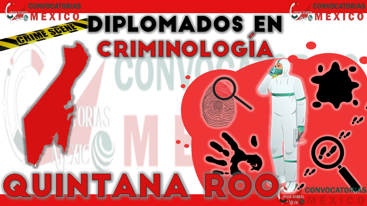 12 Diplomados en Criminología en Quintana Roo