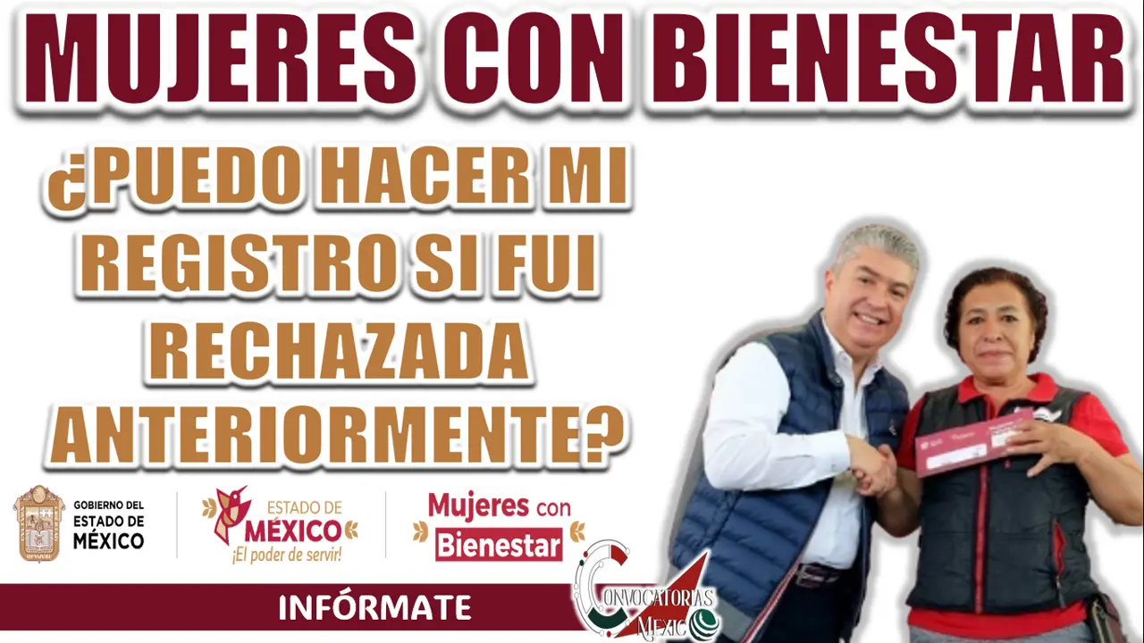 MUJERES CON BIENESTAR| ¿PUEDO VOLVER A INTENTAR REGISTRARME SI FUI RECHAZADA ANTERIORMENTE?