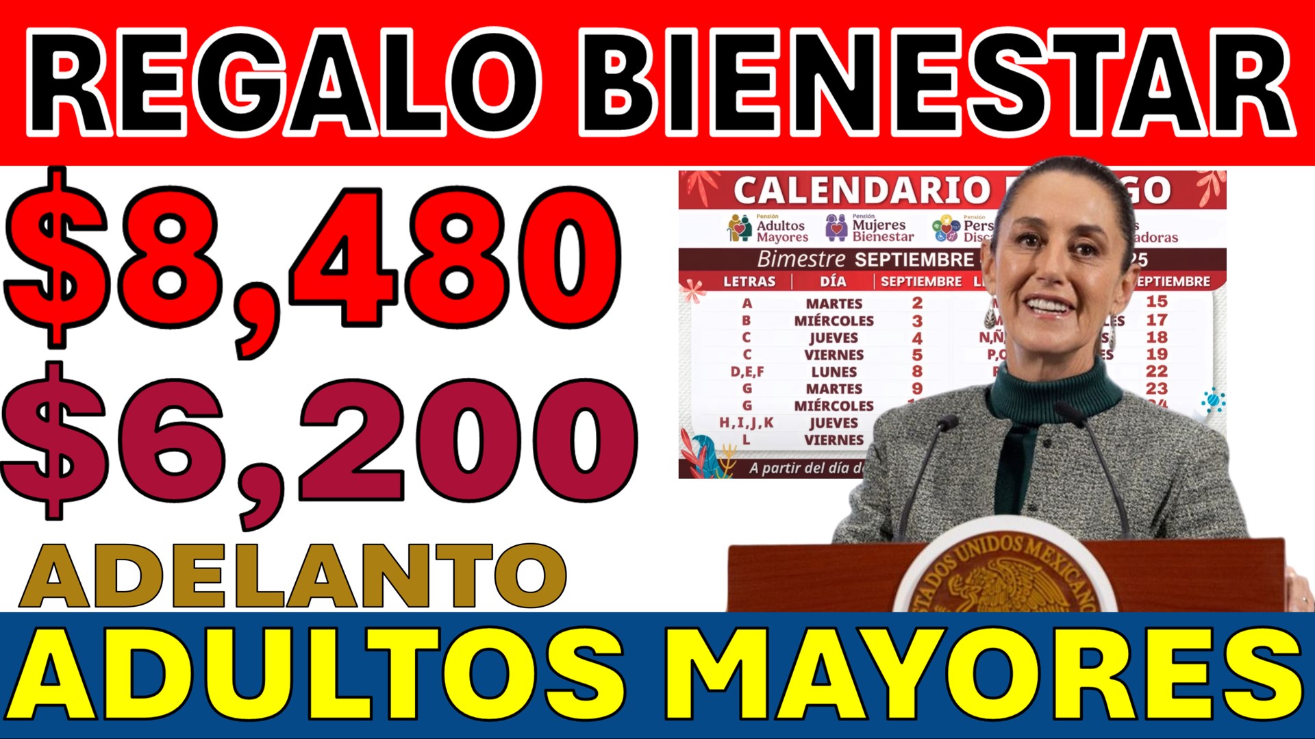 Bienestar anuncia pagos adelantados: doble apoyo y montos confirmados para septiembre 2025