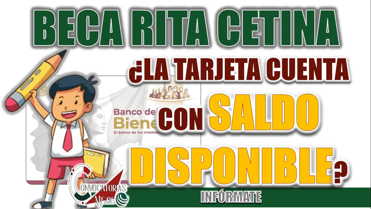 BECA RITA CETINA| ¿MI TARJETA YA TIENE SALDO DISPONIBLE AL RECOGERLA?