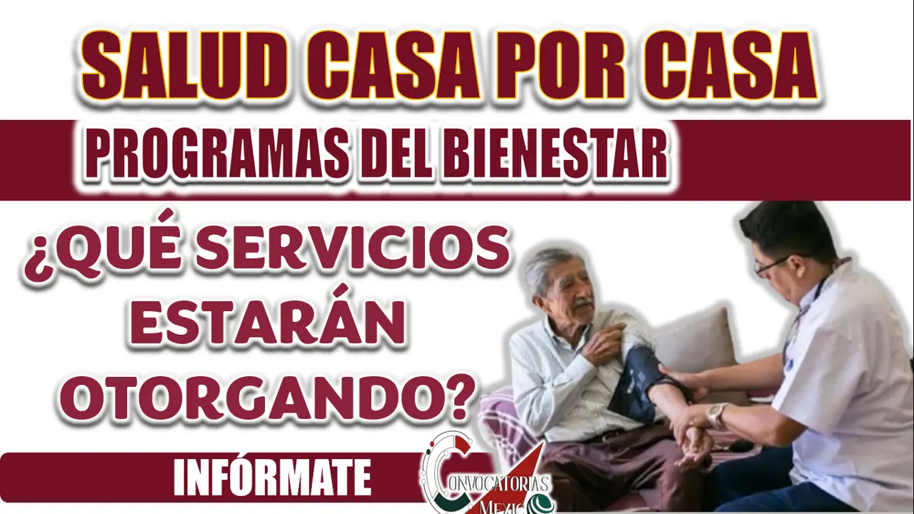 SALUD CASA POR CASA| ¿CUÁLES SON LOS SERVICIOS QUE SE OFRECERÁN A LOS INSCRITOS AL PROGRAMA?