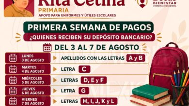 Estas son las letras que recibirán su depósito bancario esta semana del  a 3 al 7 de agosto