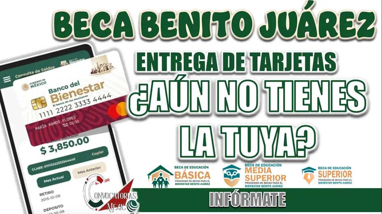 BECA BENITO JUÁREZ|AÚN NO RECOGES TU TARJETA PERO APARECE ACTIVA?