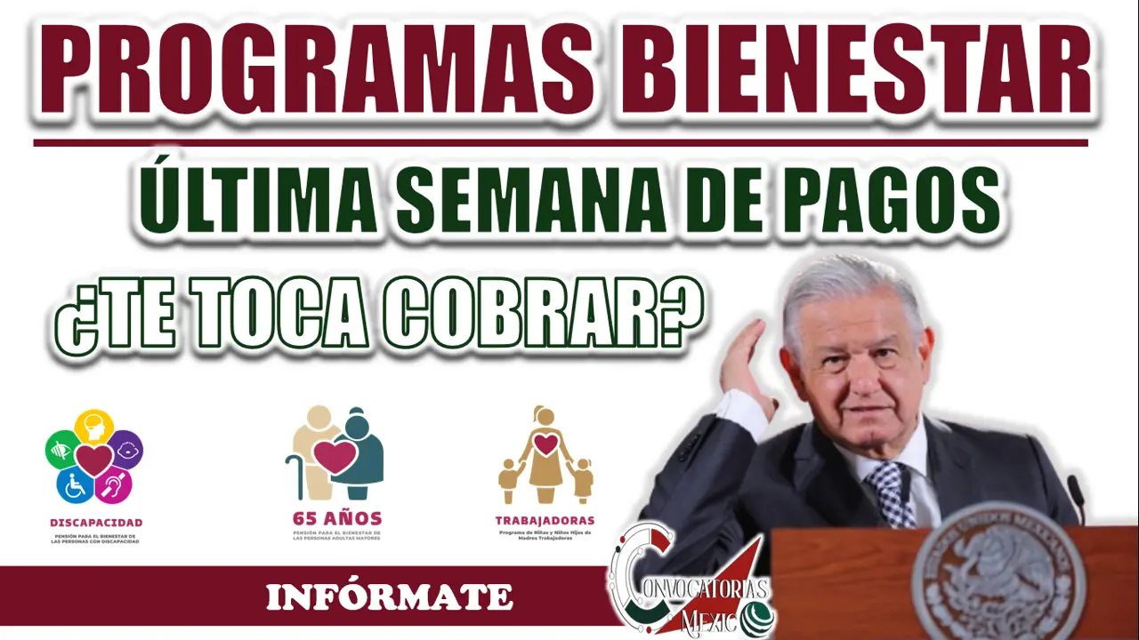 PROGRAMAS BIENESTAR| ¿QUIÉNES COBRARÁN DEL 18 AL 21 DE SEPTIEMBRE?