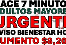 urgente hace 7 minutos pension adultos mayores