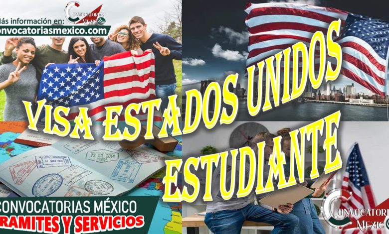 visa estados unidos estudiante