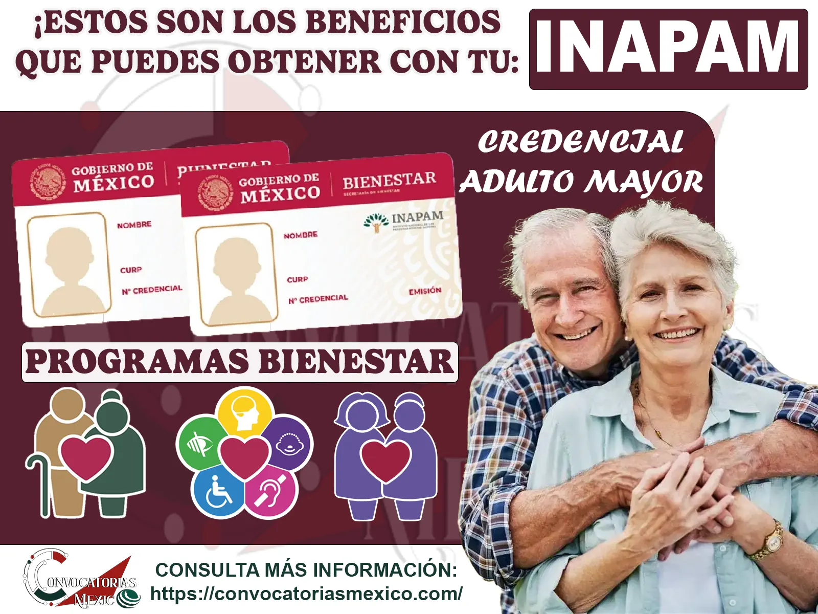 ¡3 Programas que puedes solicitar con tu Credencial del INAPAM! Toma Nota adulto Mayor