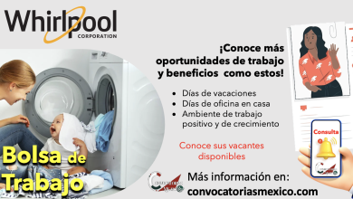 ¡Aprovecha la oportunidad de formar parte del equipo de trabajo de “Whirlpool Corporation”! ¡Consulta y aplica ahora!