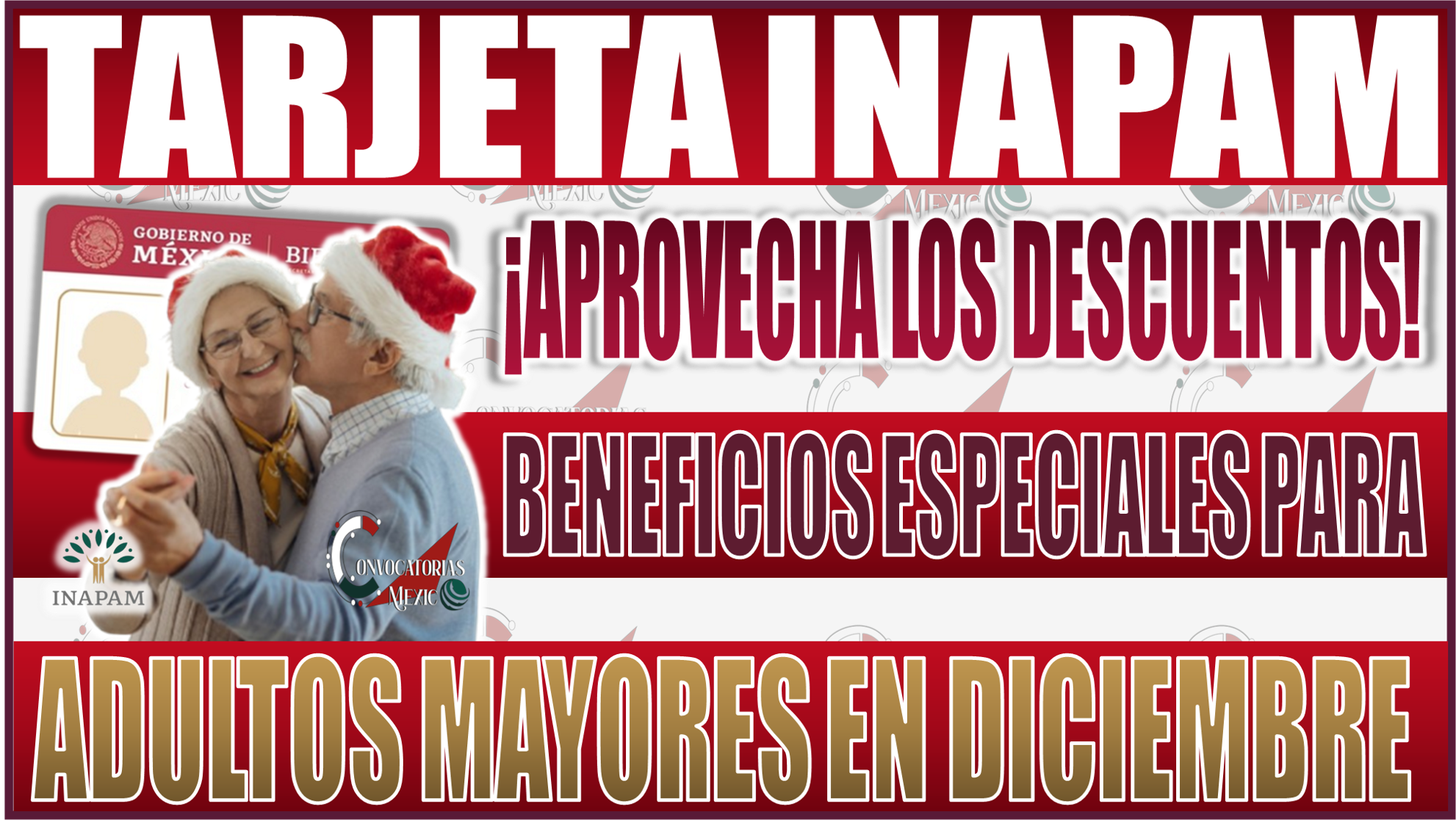 ¡Aprovecha los descuentos INAPAM 2024! Beneficios especiales para Adultos Mayores este diciembre