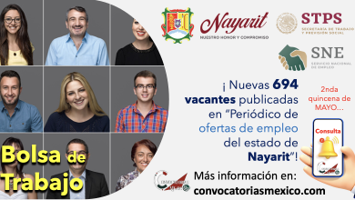 ¡Aprovecha y consulta las vacantes disponibles de mayo, que el estado de “Nayarit” tiene para ti!