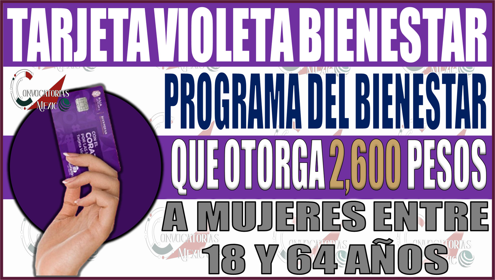 ¡Atención! Conoce el programa del Bienestar que brinda $2,600 pesos: Cierre de registro el 26 de julio 2024 – Requisitos aquí