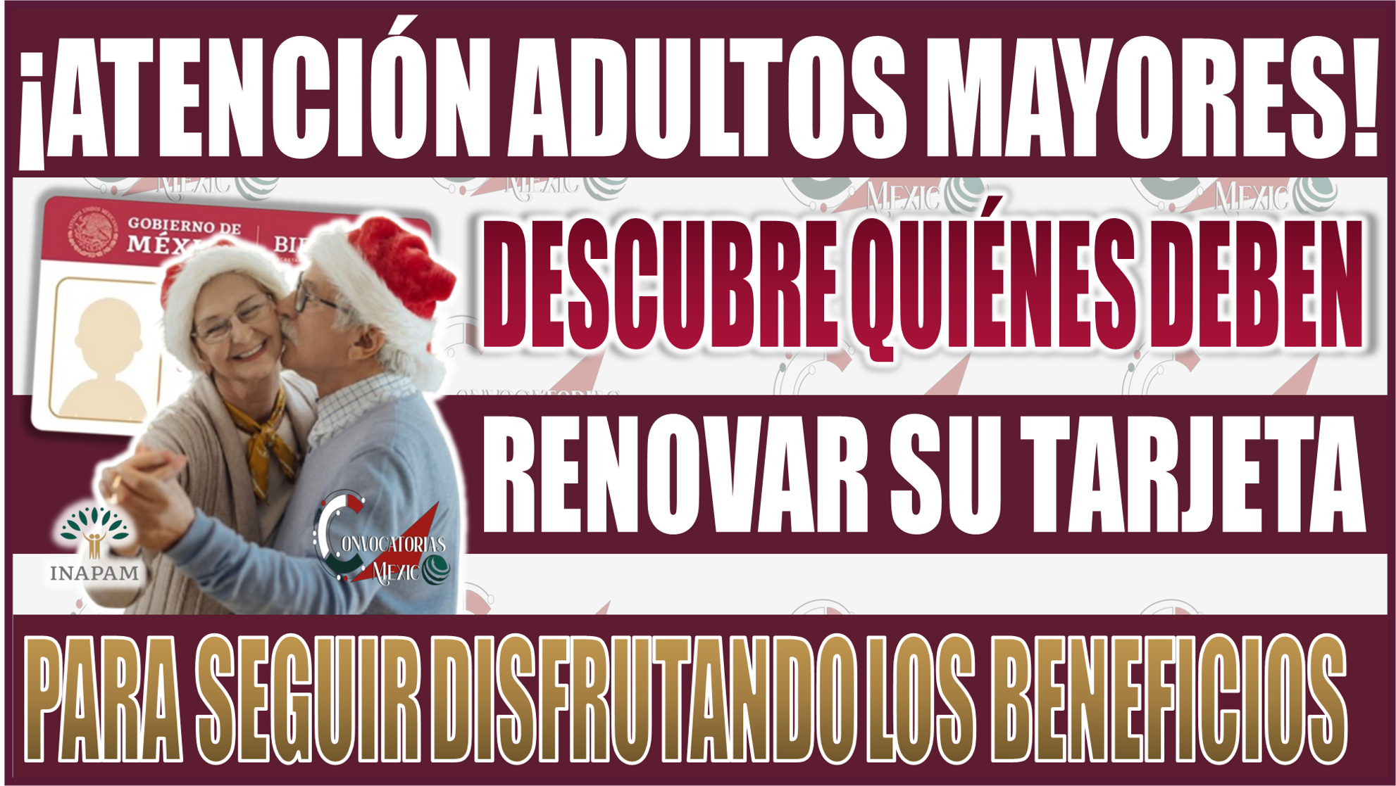 ¡Atención! Descubre quiénes deben renovar su tarjeta INAPAM para seguir disfrutando de descuentos exclusivos en 2025