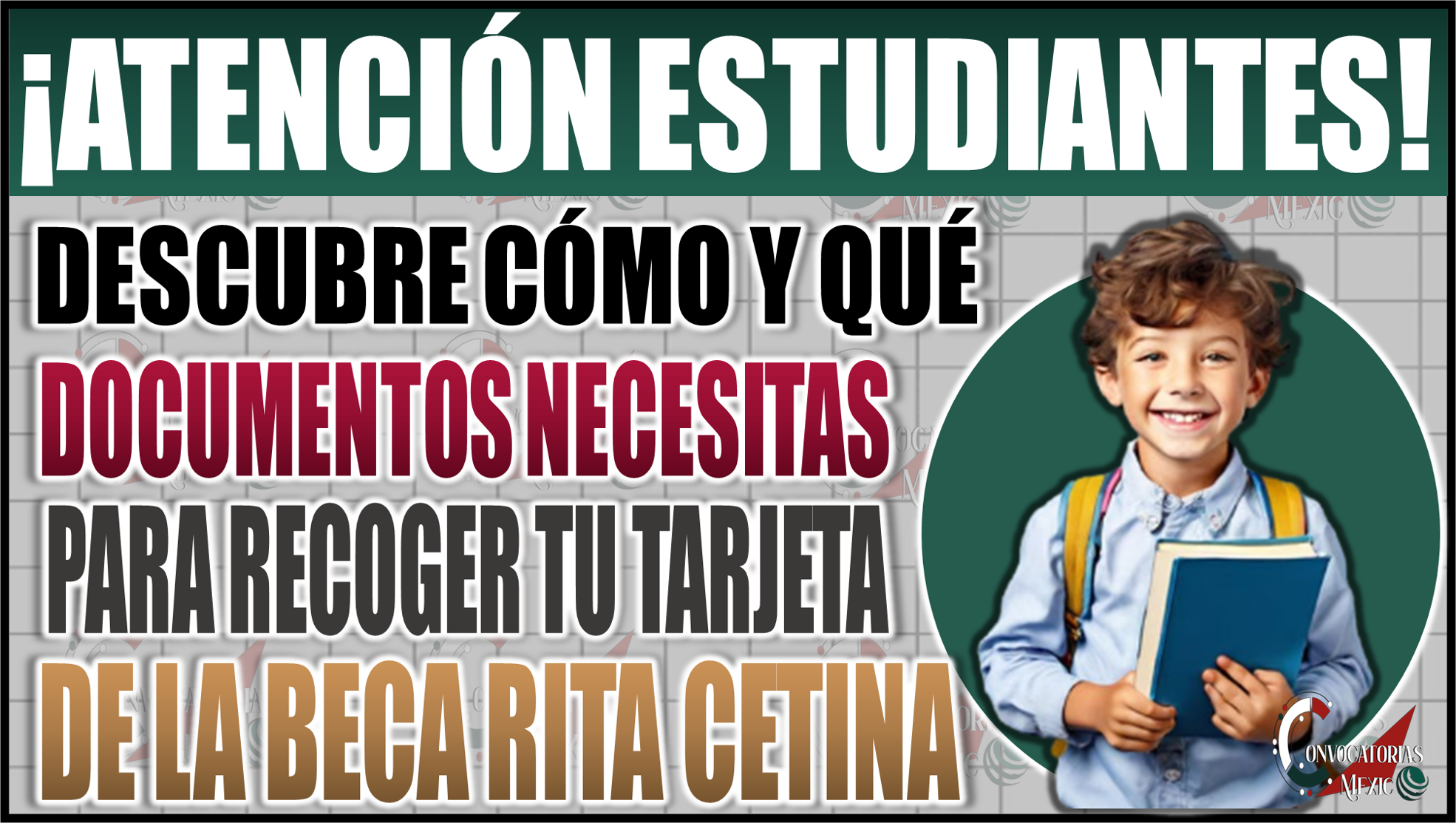 ¡Atención beneficiarios! Descubre cómo y qué documentos necesitas para recoger tu tarjeta de la Beca Rita Cetina
