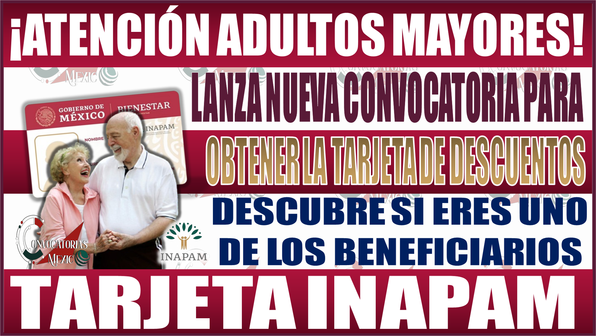 ¡Atención jubilados! INAPAM lanza nueva convocatoria para obtener la tarjeta de descuentos: Descubre si eres uno de los beneficiados