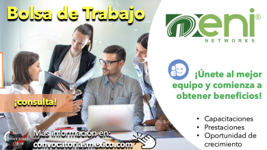 ¡Buscan nuevos talentos! Conoce la bolsa de empleo de “ENI Networks” y únete a su equipo de trabajo