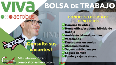 ¡CONSIGUE EL EMPLEO IDEAL! CONSULTA LA BOLSA DE TRABAJO DE VIVA AEROBUS Y CONOCE LOS BENEFICIOS