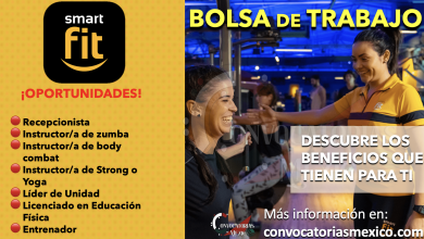 ¡CONSIGUE EMPLEO! CONOCE LAS VACANTES DE “SMART FIT” Y FORMA PARTE DE LA CADENA DE GIMNASIOS MÁS GRANDE DE LATINOAMÉRICA