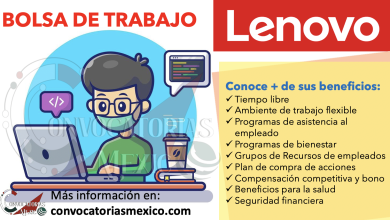 ¡CONSIGUE EMPLEO! CONSULTA LAS VACANTES DISPONIBLES QUE “LENOVO” TIENE PARA TI