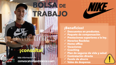 ¡CONSULTA AHORA! INGRESA A LA BOLSA DE TRABAJO DE “NIKE” Y CONOCE LAS MÁS DE 100 VACANTES DISPONIBLES