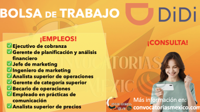 ¡CONSULTA AHORA! VACANTES DISPONIBLES EN “DiDi” Y FORMA PARTE DE SU EQUIPO